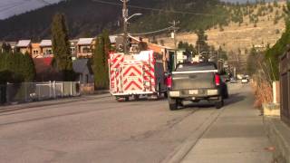 Penticton Rescue 201 & Engine 202 Responding to MVA