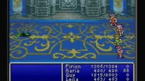 Final Fantasy II Walkthrough part 13: Fynn Castle