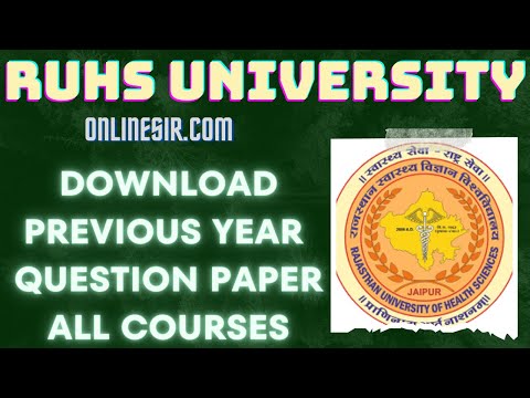 RUHS University Rajasthan