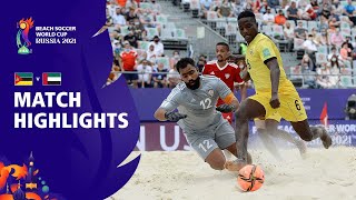 Mozambique v UAE | FIFA Beach Soccer World Cup 2021 | Match Highlights