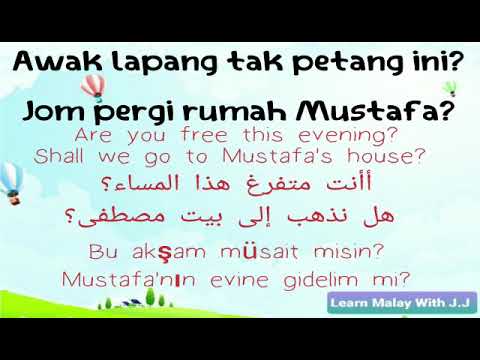  08        تعلم اللغة الملايوية الماليزية