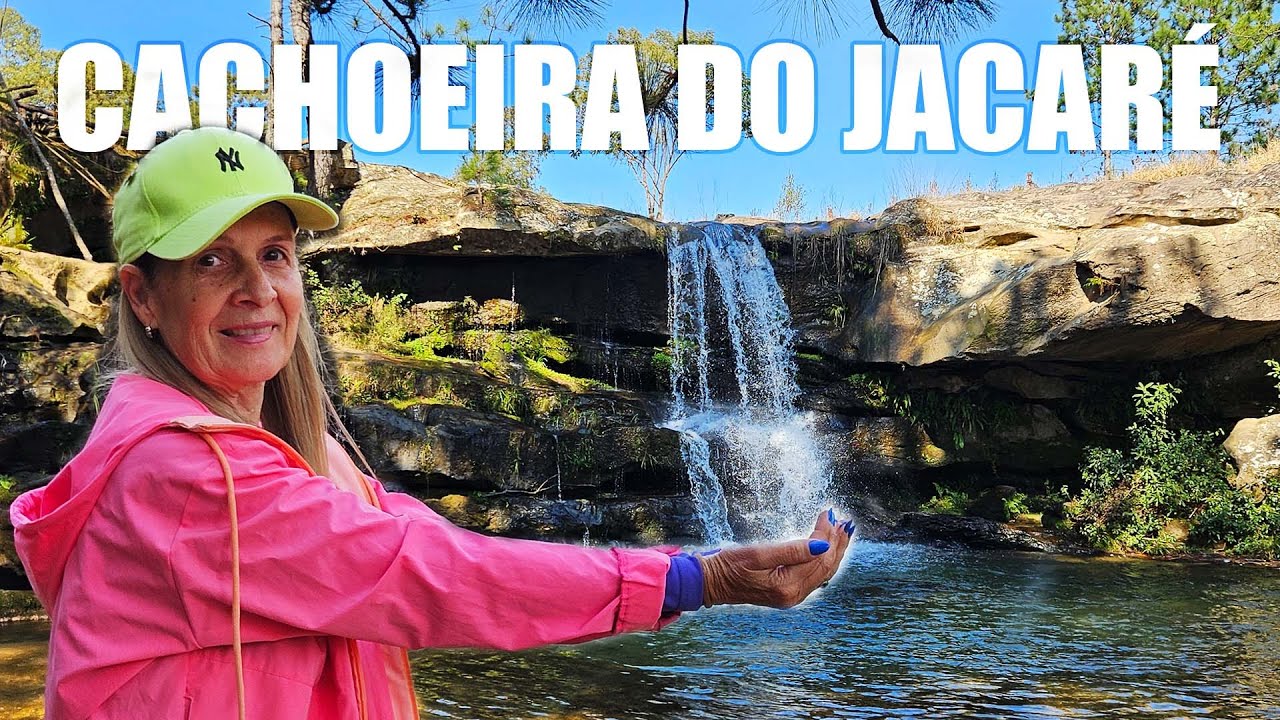 CACHOEIRA DO JACARÉ: A PRAIA DE RIO SECRETA da BR-277 em Palmeira no PR | Aventuras da Rose