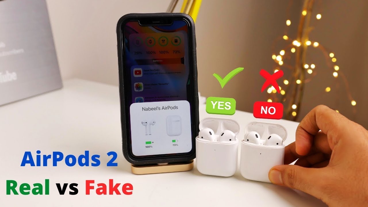 Real vs Fake AirPods 2 in Hindi - YouTube