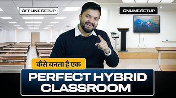 Best Hybrid Classroom Setup for Teachers | Live + Offline Classes |🎥 Full Studio Tour by Edusquadz!