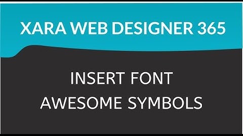 Web Designer 365 Premium: Insert Font Awesome Symbols Lesson 3