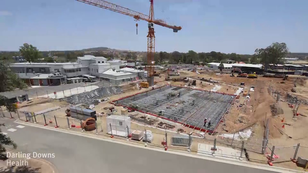 Kingaroy Hospital time lapse - September 2019 to January 2020