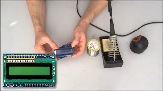 Soldering, Programming and Testing Adafruit I2C LCD Display and 5 Button Keypad Arduino Shield KIT