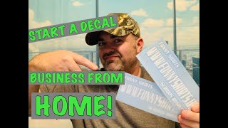 STARTING A CAR DECAL BUSINESS FROM HOME UNDER $400
