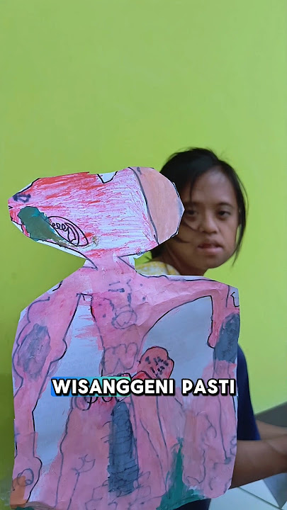 Wayang Wisanggeni buatan Koya #wayang #wisanggeni #wayangkertas #tutorial #wayangkardus #bikinwayang