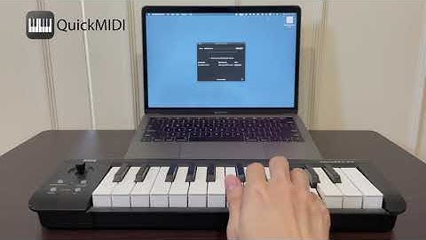 QuickMIDI: How to connect a wireless MIDI keyboard