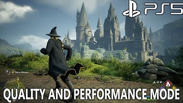 Hogwarts Legacy on PS5 | QUALITY and PERFORMANCE Modes | 4K