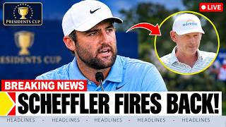 🚨 SCOTTIE SCHEFFLER BREAKS SILENCE! His SHOCKING Response After Snedeker BENCHED HIM!