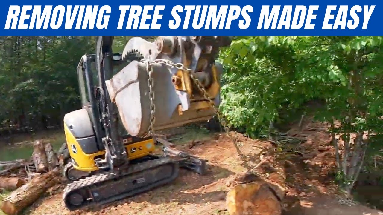 Effortless Tree Stump Removal Techniques - YouTube