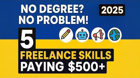 Top 5 Freelancing Skills to Learn in 2025 (No Degree Needed to Start!)