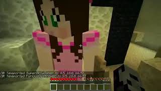 Minecraft CUSTOM MAP A MONSTER EATS US HIDDEN BUTTONS