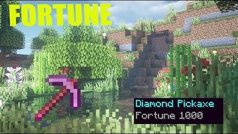 How To get Fortune 1000 in Minecraft | Works in 1.16.5 |