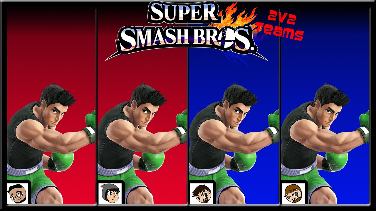 WFP - SUPER SMASH BROS - TEAM 2v2 - Little Mac Ditto - YouTube