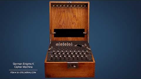 German Enigma K Cipher Machine | M.S. Rau