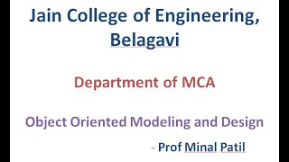 Object Oriented Modeling and Design - Chapter 4