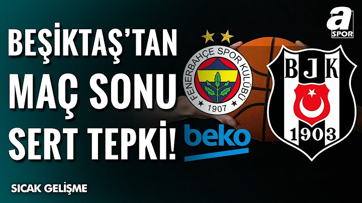 Beşiktaş'tan Fenerbahçe Beko Maçı Sonrası Sert Tepki! / A Spor / Son Sayfa / 18.06.2025