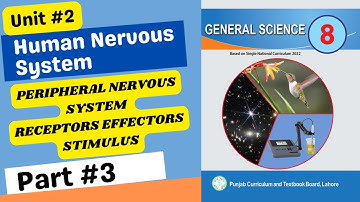 Class 8 new science book chapter 2 part 3 || Human Nervous System || Class 8 new science book 2023