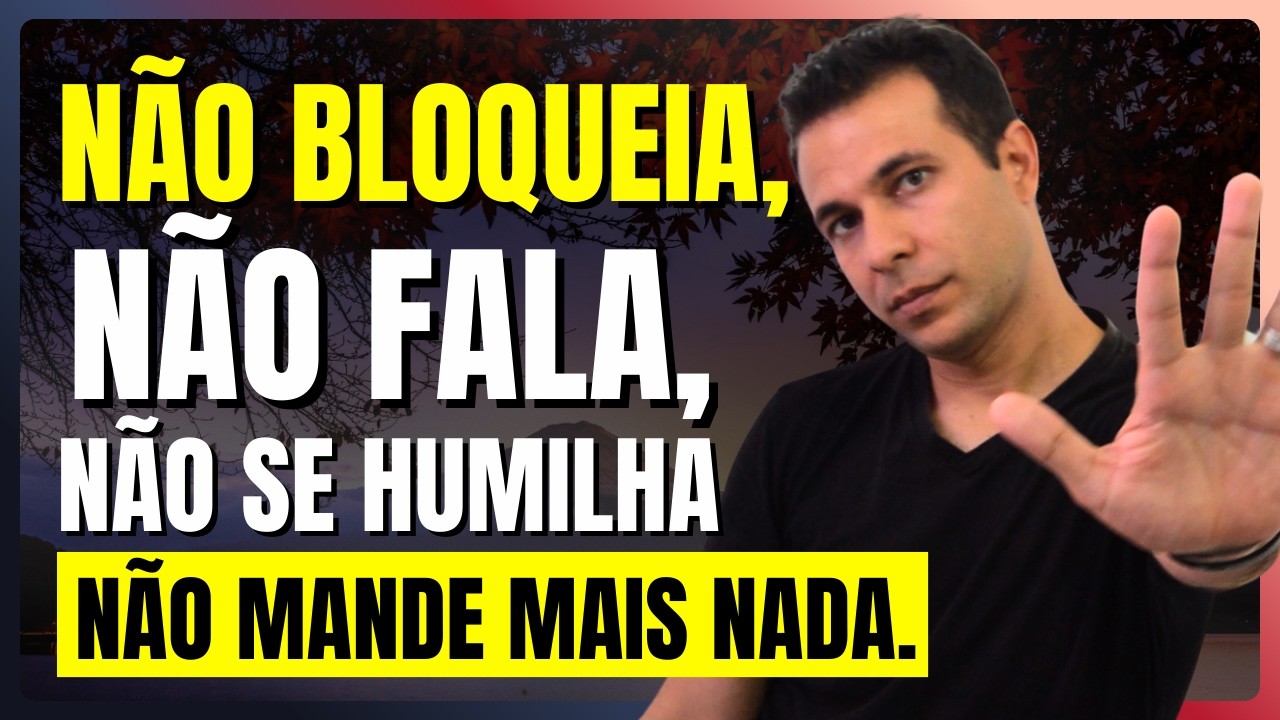 Estou literalmente implorando para você não fazer nada por quem te ignora