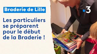 Braderie de Lille : des particuliers se préparent pour tenir leur stand