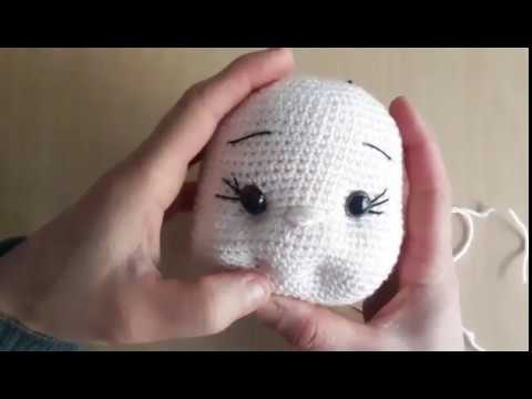 Amigurumi Bebek  Yüz Şekillendirme #amigurumi #amigurumis #örgübebek #knitting #bebek