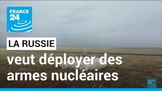 La Russie veut déployer des armes nucléaires tactiques en Biélorussie • FRANCE 24