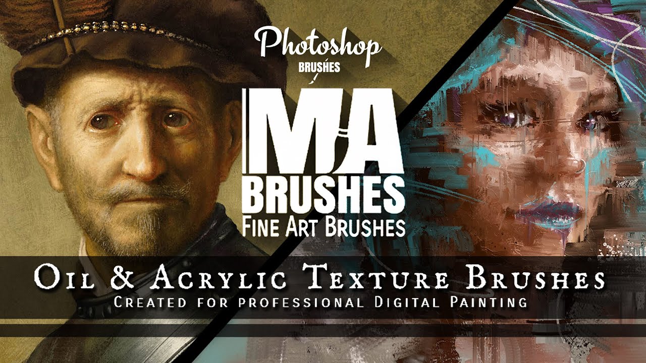 Oil Painting Brushes Photoshop Free Download : So i think this is