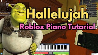 Hallelujah (Easy Roblox Piano Tutorial) | SHEETS IN DESCRIPTION!
