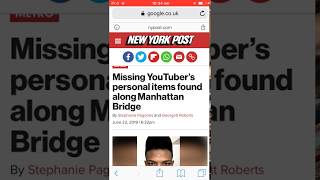 Etika’s phone and wallet found at Manhattan Bridge