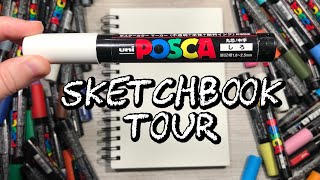 Sketchbook Tour (Posca Marker Art)