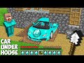 I DUG DIRT and FOUND SECRET DIAMOND CAR UNDER VILLAGER HOUSE in Minecraft ! NEW SUPER CAR !