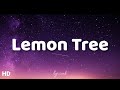 Lemon tree  fools garden lyrics