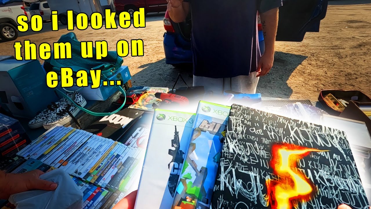 I Found OVERPRICED Video Games at my Local Flea Market!
