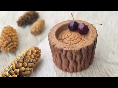 كيكة الغابة السوداء روفيزيتي على شكل بينتو موس كيك Bento Mousse Cake : Forêt-Noire Revisitée