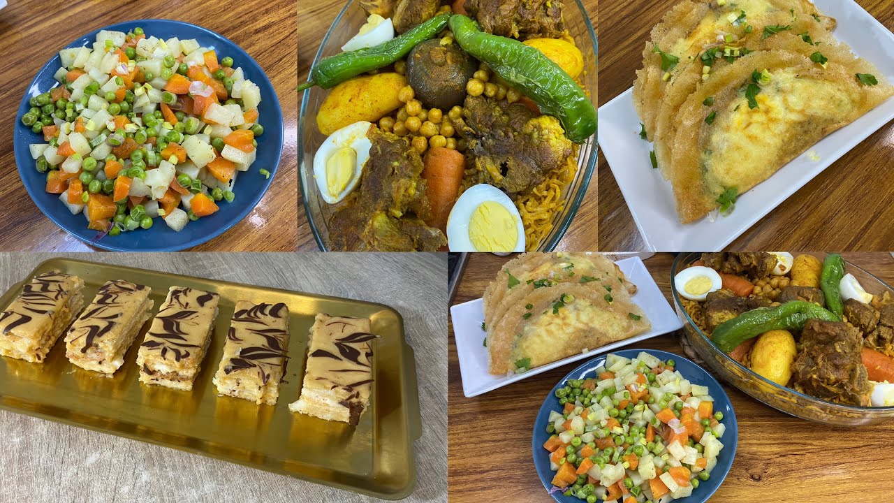 اقتراح اليوم العاشر من رمضان 🌙 ميلفاي دياري/رشتة مفورة/سلاطة مفورة/بريكة بنينة