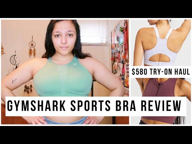 GYMSHARK SPORTS BRA TRY-ON HAUL 