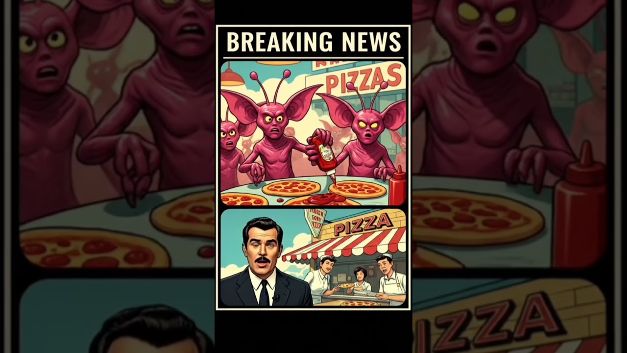 BREAKING: Aliens Attack Pizza Shop for Ketchup! 👽🍕 Absurd News Alert 