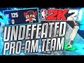 TOP RANKED TEAM CALLED ME OUT IN PRO-AM ON NBA 2K21!