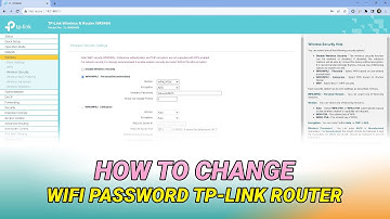 How to Change Wifi Password TP Link Router | Wifi Password Change TP Link