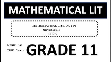 MEMO MATHEMATICAL LITERACY P1  GRADE 11 2025 THUNDEREDUC GRADE 11 MATHS LIT MEMO PREP TERM 4 EXAM