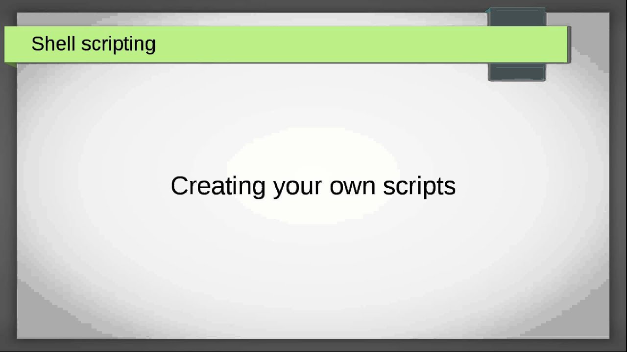 Learn Linux: Become An Unix Master - Shell Scripting - YouTube
