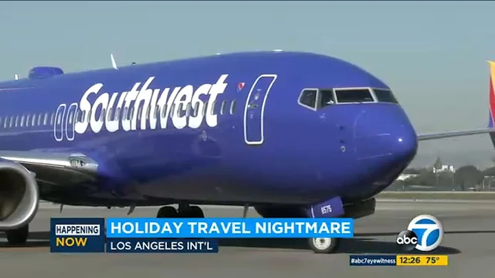 Southwest cancels thousands of flights as winter storm wreaks havoc on air travel