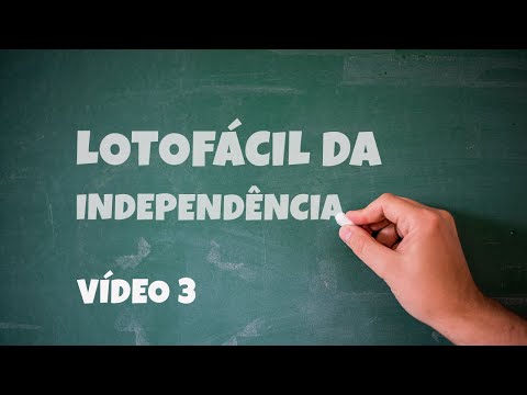 Dicas para Lotofacil da Independência - Vídeo 3 - Lotosport