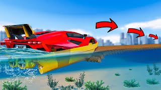 Boat Cars vs Tsunami in GTA 5