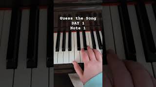 Guess the Song, 1 day and 1 note at a time #song #piano #music #1 #fypシ #new