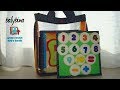 Quiet Book #11 "Learn to count" | Set of Numbers | Photo Frame | Bag