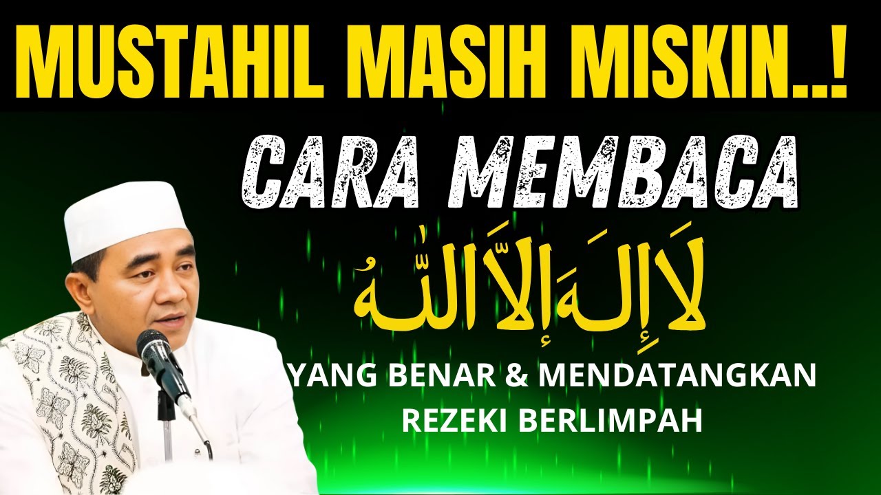 🔴LANGSUNG AMALKAN..! ijazah lailahaillah - Kh.muhammad Bakhiet